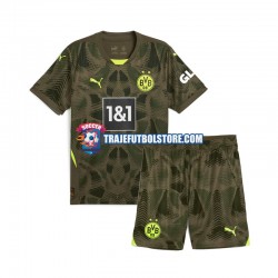 Camiseta 1ª Borussia Dortmund Portero Niño 2024-2025 Manga Corta