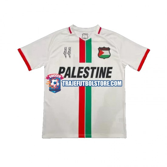 Camiseta 2ª Club Deportivo Palestino Center Stripre Hombre 2024-2025 Manga Corta