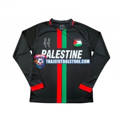 Camiseta 1ª Club Deportivo Palestino Center Stripre Hombre 2024-2025 ML