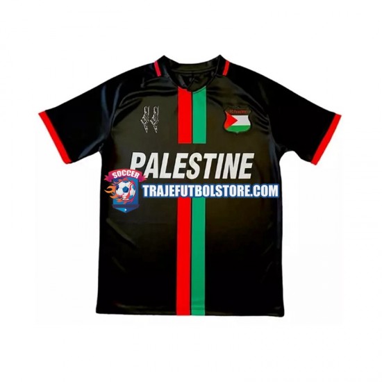 Camiseta 1ª Club Deportivo Palestino Center Stripre Hombre 2024-2025 Manga Corta