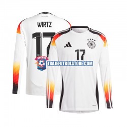 Camiseta 1ª Alemania Florian Wirtz 17 Hombre Euro 2024 ML