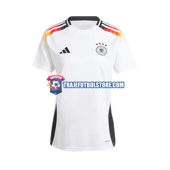 Camiseta 1ª Alemania Mujer Euro 2024 Manga Corta