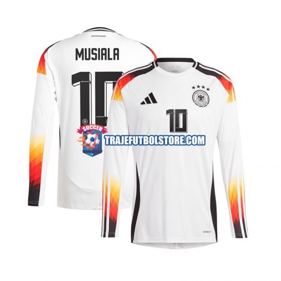 Camiseta 1ª Alemania Jamal Musiala 10 Hombre Euro 2024 ML