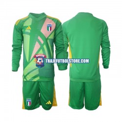 Camiseta 2ª Italia Portero Niño Euro 2024 ML