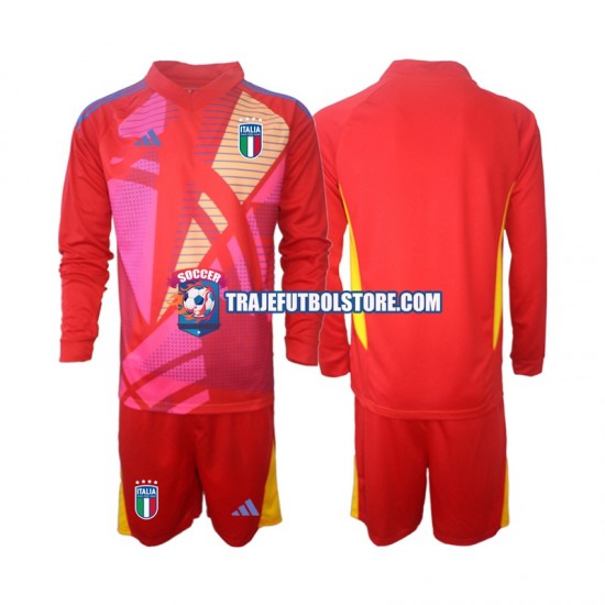 Camiseta 3ª Italia Portero Niño Euro 2024 ML