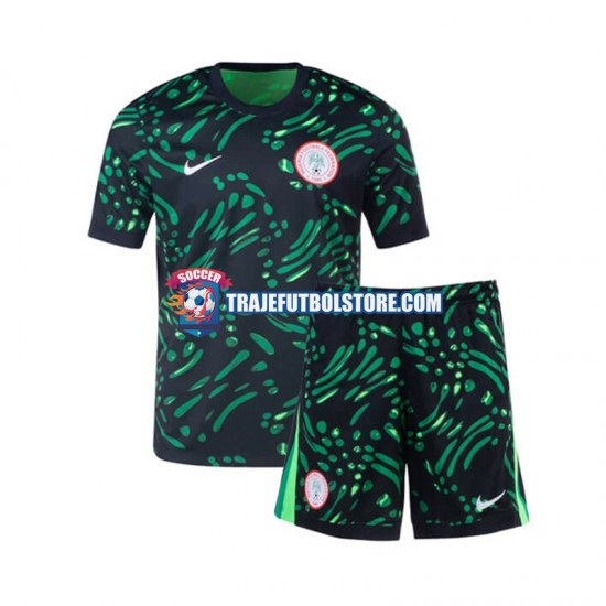 Camiseta 2ª Nigeria Niño 2024 Manga Corta