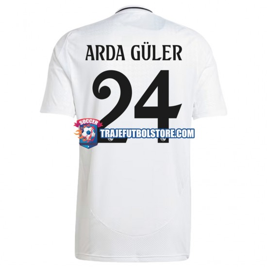 Camiseta 1ª Real Madrid ARDA GULER 24 Hombre 2024-2025 Manga Corta