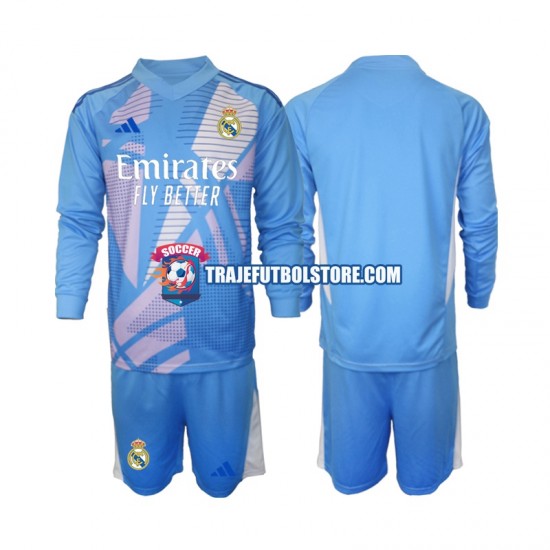 Camiseta 1ª Real Madrid Portero Niño 2024-2025 ML