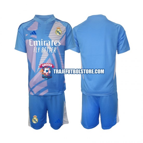 Camiseta 1ª Real Madrid Portero Niño 2024-2025 Manga Corta