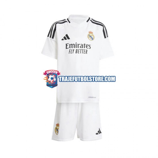 Camiseta 1ª Real Madrid Niño 2024-2025 Manga Corta