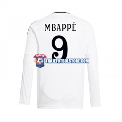 Camiseta 1ª Real Madrid Mbappé Kylian 9 Hombre 2024-2025 ML