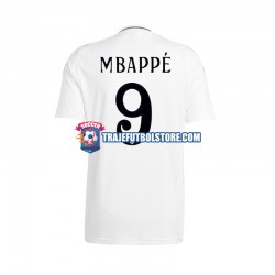 Camiseta 1ª Real Madrid Mbappé Kylian 9 Hombre 2024-2025 Manga Corta