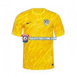 Camiseta 1ª Eslovenia Portero Hombre Euro 2024 Manga Corta