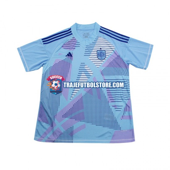 Camiseta 2ª España Portero Hombre Euro 2024 Manga Corta