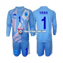 Camiseta 1ª España David Raya 1 Portero Niño Euro 2024 ML