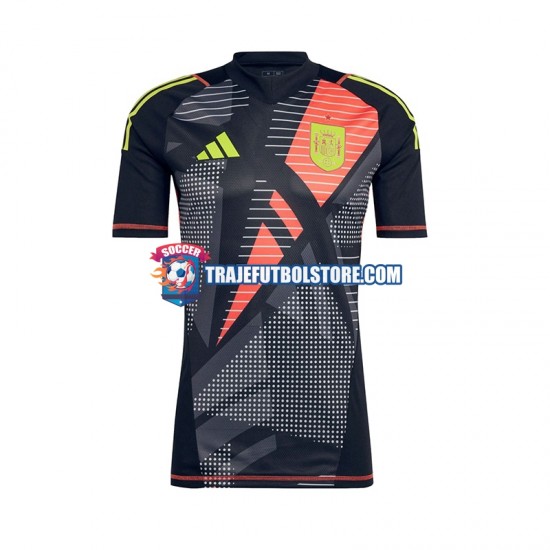 Camiseta 1ª España Portero Hombre Euro 2024 Manga Corta