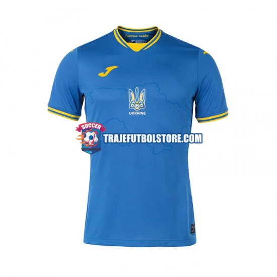 Camiseta 2ª Ucrania Hombre Euro 2024 Manga Corta