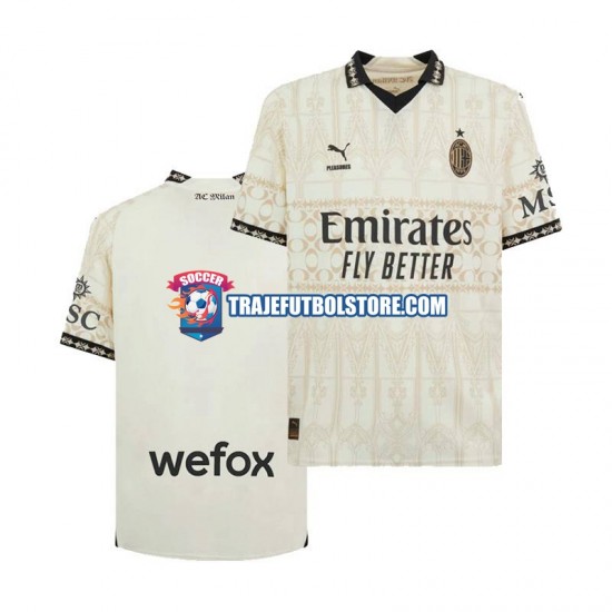 Camiseta 4ª AC Milan Hombre 2023-2024 Manga Corta