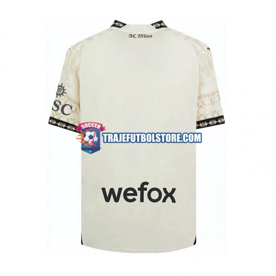 Camiseta 4ª AC Milan Hombre 2023-2024 Manga Corta