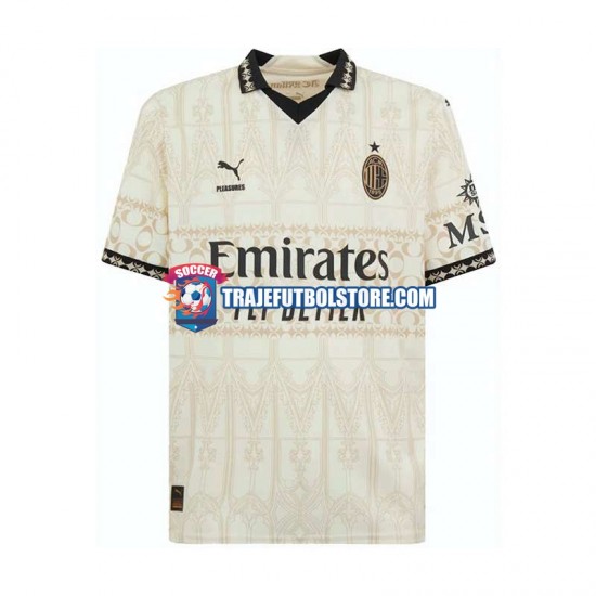Camiseta 4ª AC Milan Hombre 2023-2024 Manga Corta
