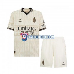 Camiseta 4ª AC Milan Niño 2023-2024 Manga Corta