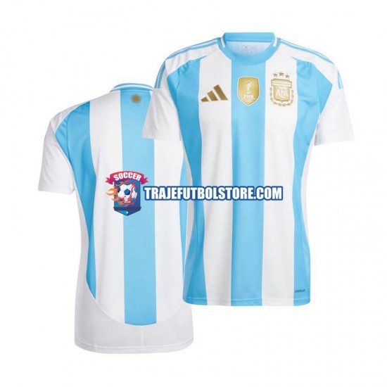 Camiseta 1ª Argentina Hombre Copa America 2024 Manga Corta