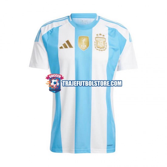 Camiseta 1ª Argentina Hombre Copa America 2024 Manga Corta