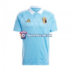 Camiseta 2ª Bélgica Hombre Euro 2024 Manga Corta