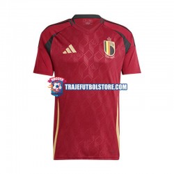 Camiseta 1ª Bélgica Hombre Euro 2024 Manga Corta