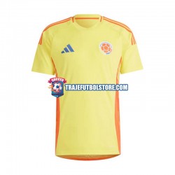 Camiseta 1ª Colombia Hombre Copa America 2024 Manga Corta