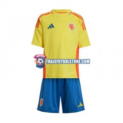 Camiseta 1ª Colombia Niño Copa America 2024 Manga Corta