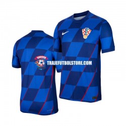 Camiseta 2ª Croacia Hombre Euro 2024 Manga Corta