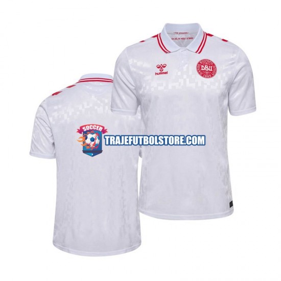 Camiseta 2ª Dinamarca Hombre Euro 2024 Manga Corta