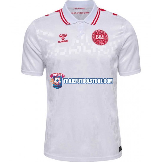 Camiseta 2ª Dinamarca Hombre Euro 2024 Manga Corta