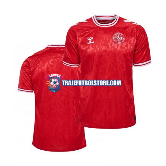 Camiseta 1ª Dinamarca Hombre Euro 2024 Manga Corta