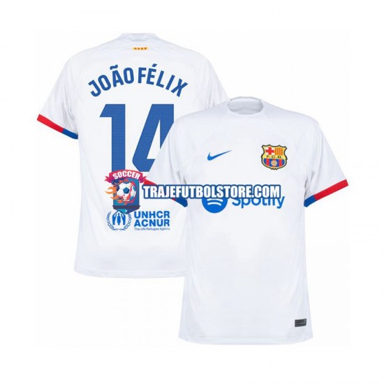 Camiseta 2ª FC Barcelona Joao Felix 14 Hombre 2023-2024 Manga Corta