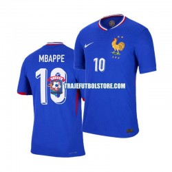 Camiseta 1ª Francia Mbappé 10 Hombre Euro 2024 Manga Corta