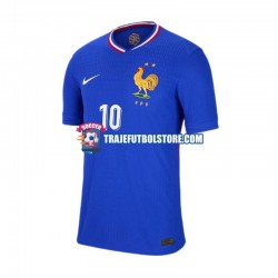 Camiseta 1ª Francia Mbappé 10 Hombre Euro 2024 Manga Corta