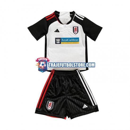Camiseta 1ª Fulham Niño 2023-2024 Manga Corta