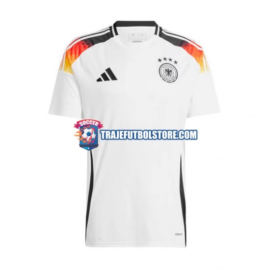 Camiseta 1ª Alemania Hombre Euro 2024 Manga Corta