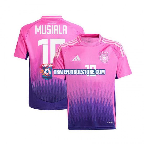 Camiseta 2ª Alemania Jamal Musiala 10 Hombre Euro 2024 Manga Corta