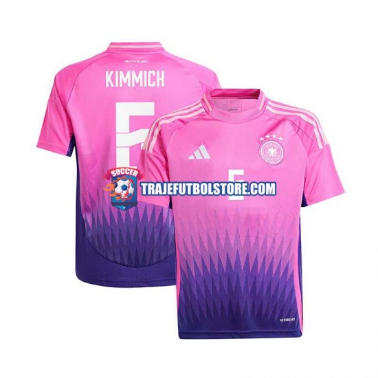 Camiseta 2ª Alemania Kimmich 6 Hombre Euro 2024 Manga Corta
