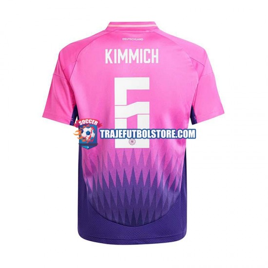 Camiseta 2ª Alemania Kimmich 6 Hombre Euro 2024 Manga Corta