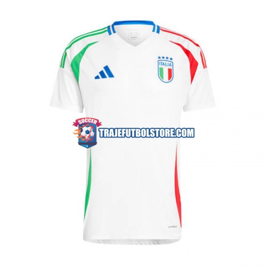 Camiseta 2ª Italia Hombre Euro 2024 Manga Corta