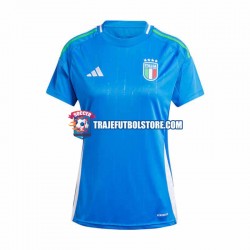 Camiseta 1ª Italia Mujer Euro 2024 Manga Corta