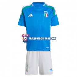Camiseta 1ª Italia Niño Euro 2024 Manga Corta