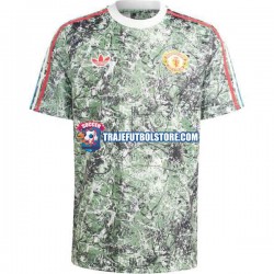 Camiseta 1ª Manchester United Stone Roses Hombre 2023-2024 Manga Corta
