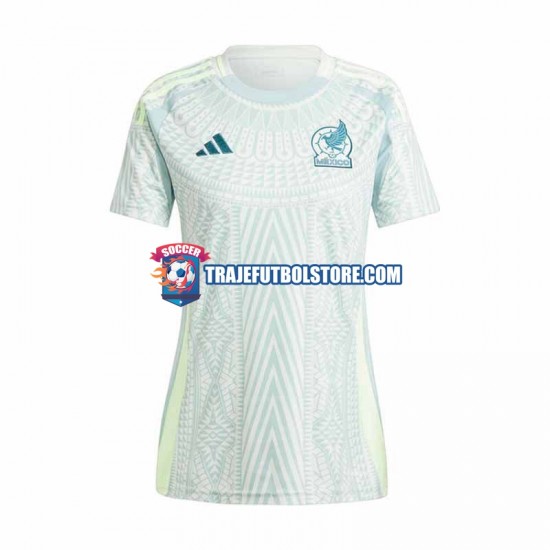 Camiseta 2ª México Mujer Copa America 2024 Manga Corta