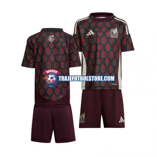 Camiseta 1ª México Niño Copa America 2024 Manga Corta
