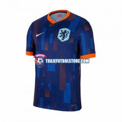 Camiseta 2ª Países Bajos Hombre Euro 2024 Manga Corta